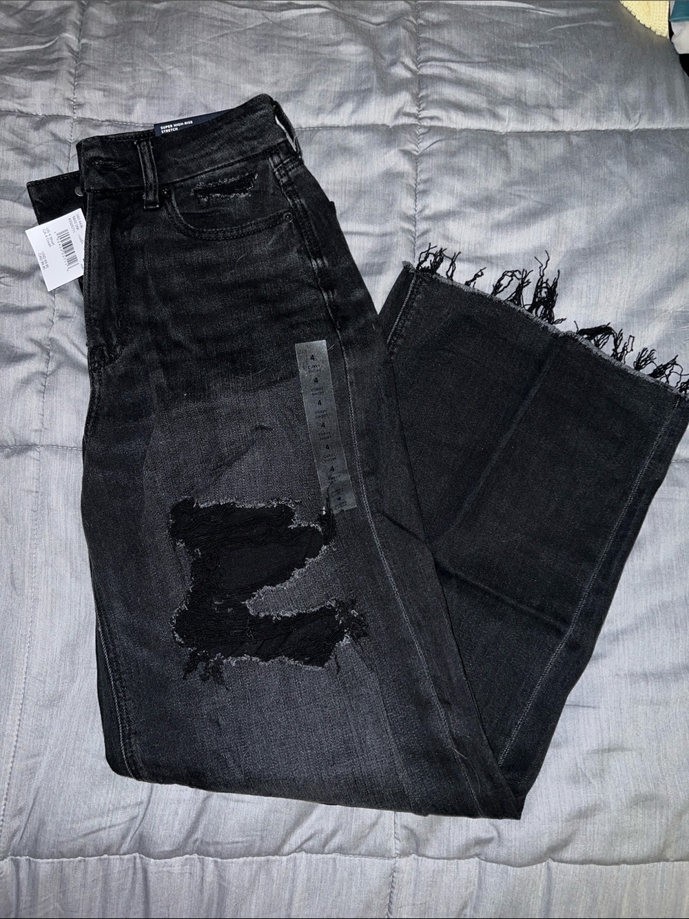 NWT AE baggy wide leg jeans